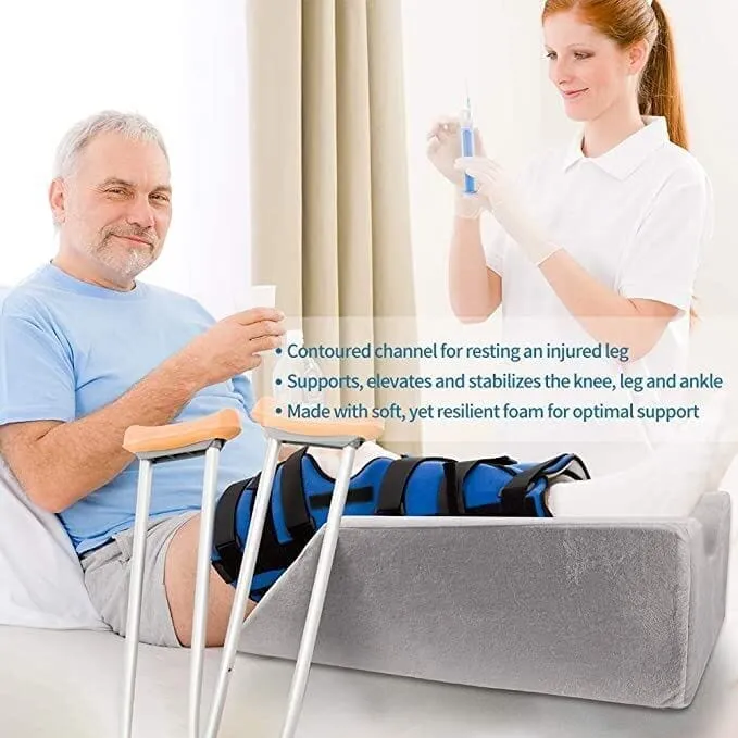 ERGONOMISK knäskydd för att höja benen - 45˚ tip, mjukt & skönt skydd. 2 storlekar