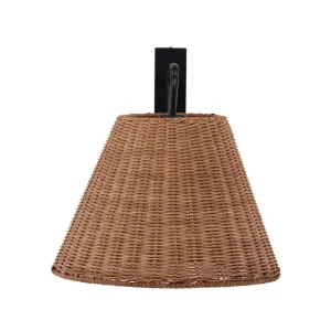 Energieffektiv Vägglampa Venture Home Stala Onyx / Naturrotting