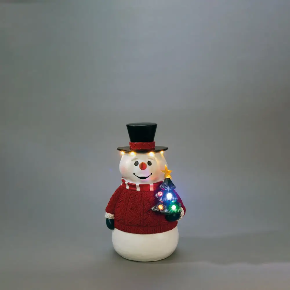 KONSTSMIDE DEKORATION SNÖGUBBE 35CM LED | CleanNest