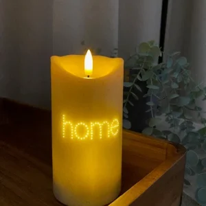 LED-blocklampa - Twinkle plast creme HOME Art Galleries