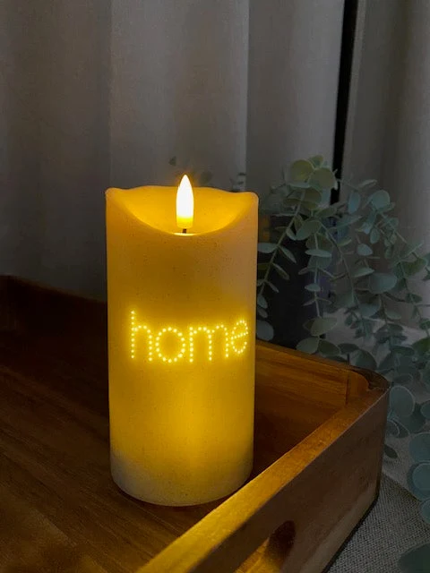 LED-blocklampa - Twinkle plast creme HOME Art Galleries