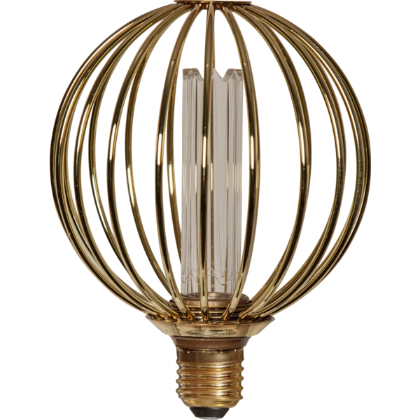 LED-lampa E27 G125 Decoled Metal