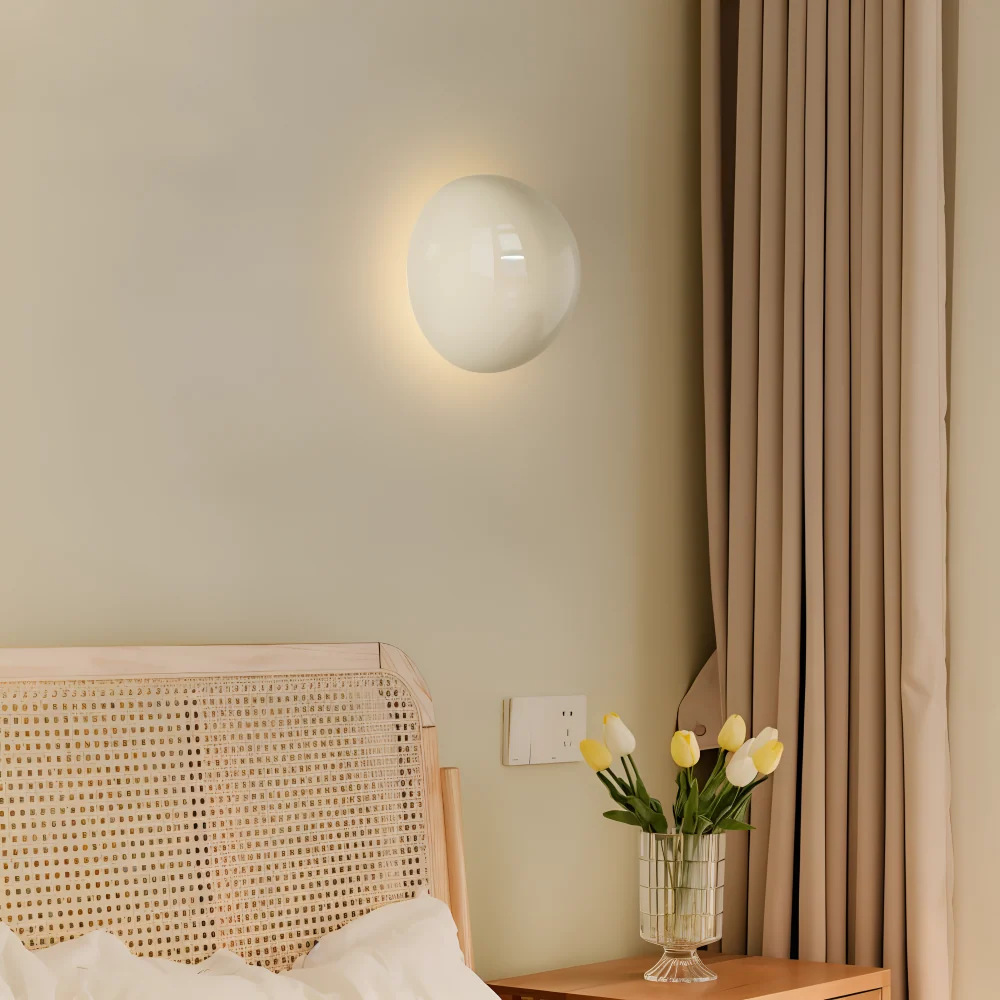 LumiCircle Vägglampa - Dagens Rund Vägglampa - Energieffektiv LED Väggbelysning Rod