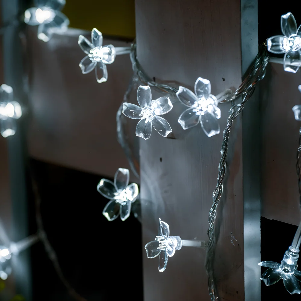 Sparkle Ljuslina - Dekorativa Kulor, Blommor, Stjärnor, Snöflingor LED Livfull