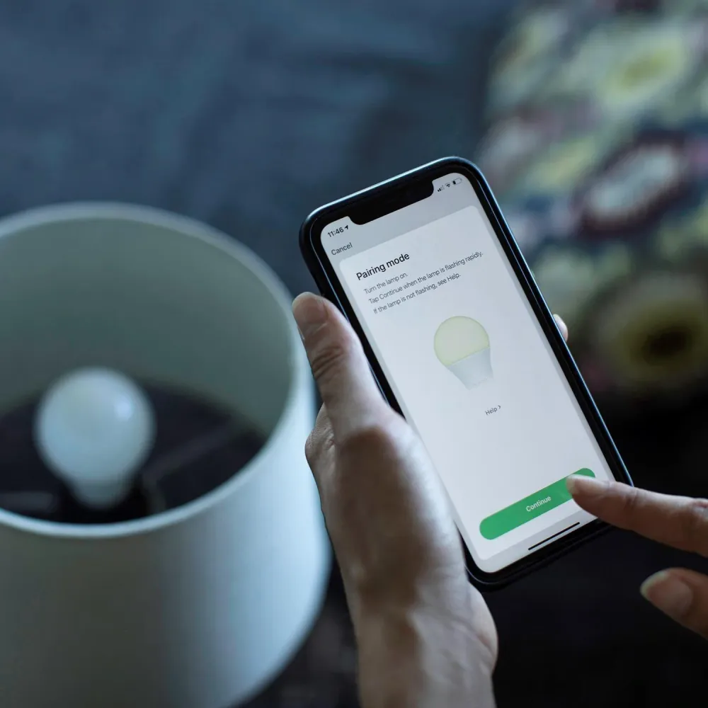 Automated lampa, WiFi, Hombli Smart Bulb E27, LED, CCT, 9W, Dimbar 2/fp