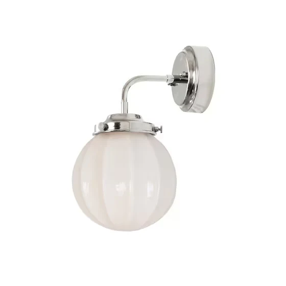 Badrumslampa Vägg Marit Nickel/Opal Sand Liten