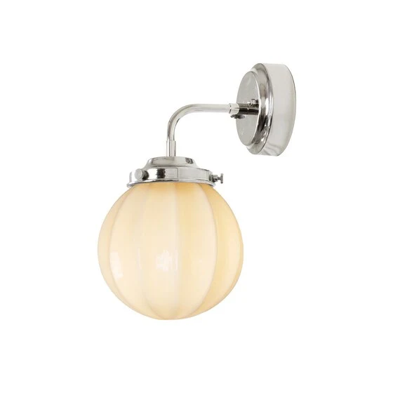 Badrumslampa Vägg Marit Nickel/Opal Sand Liten