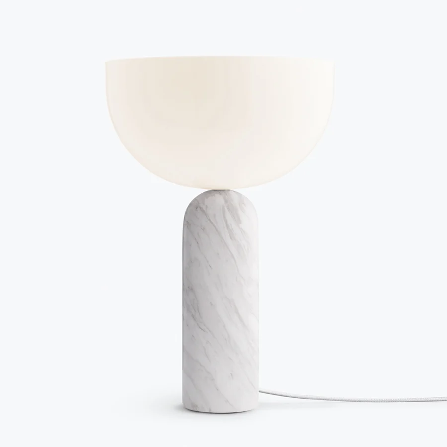 Kizu bordslampa - Pärla marmor Small