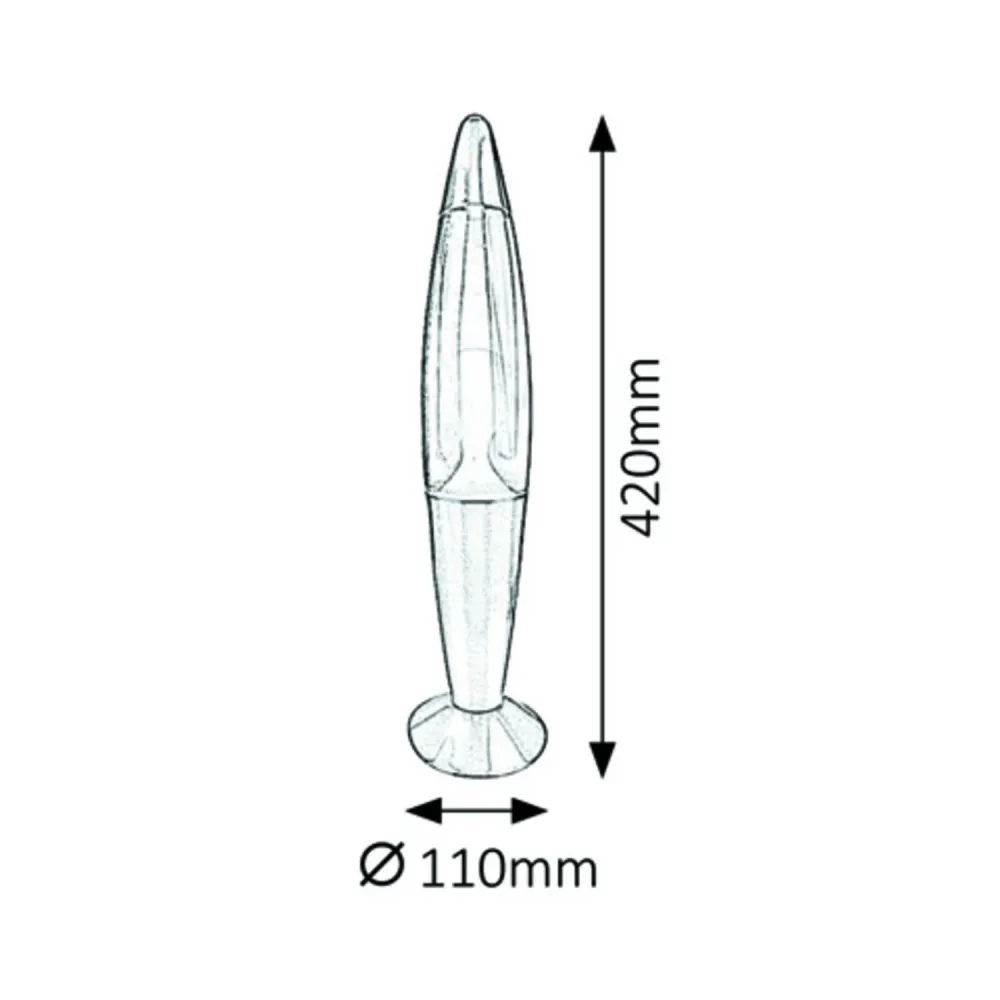 Lollipop Prismatic IP20 flerfärgad dekorativ lampa E14 1x MAX G45 25