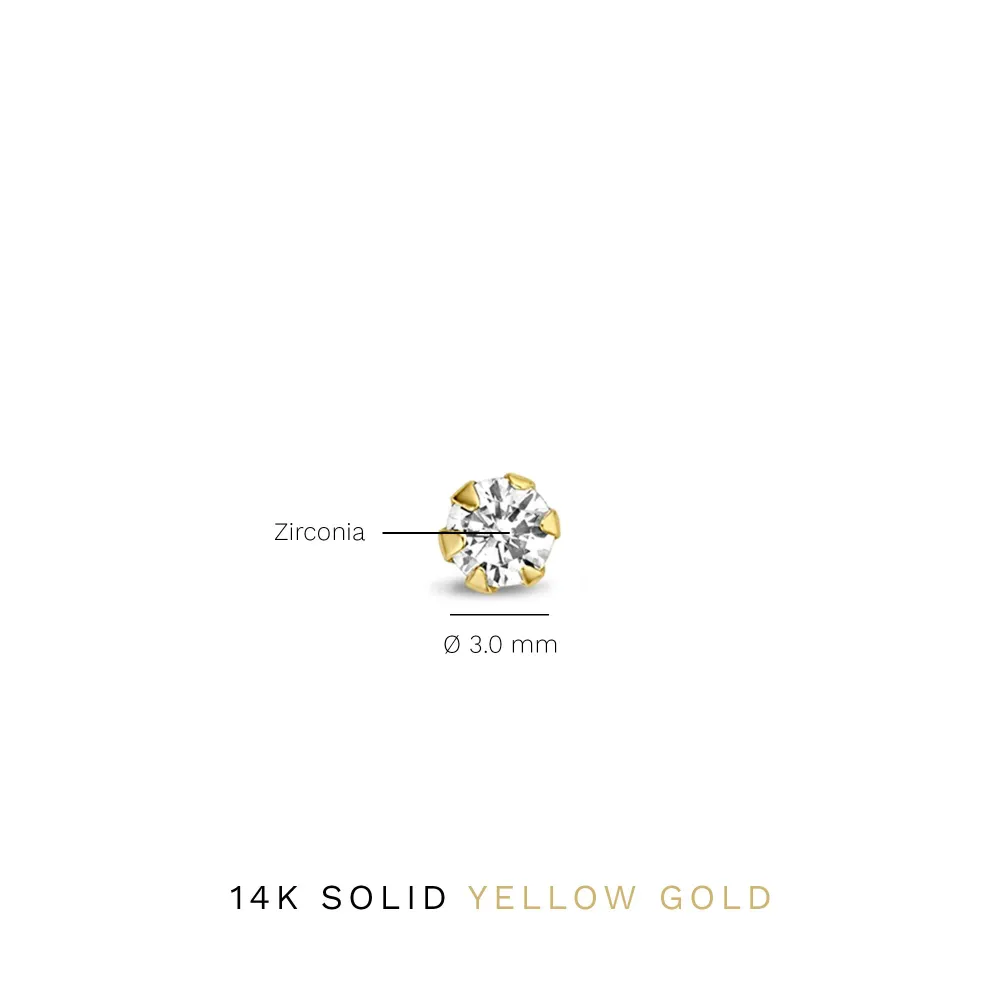 Le Marais De Buci 14 karat goldöronbultar