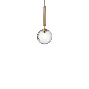 Miira 1 pendel, brass / optic clear • NUURA 3-Year Warranty