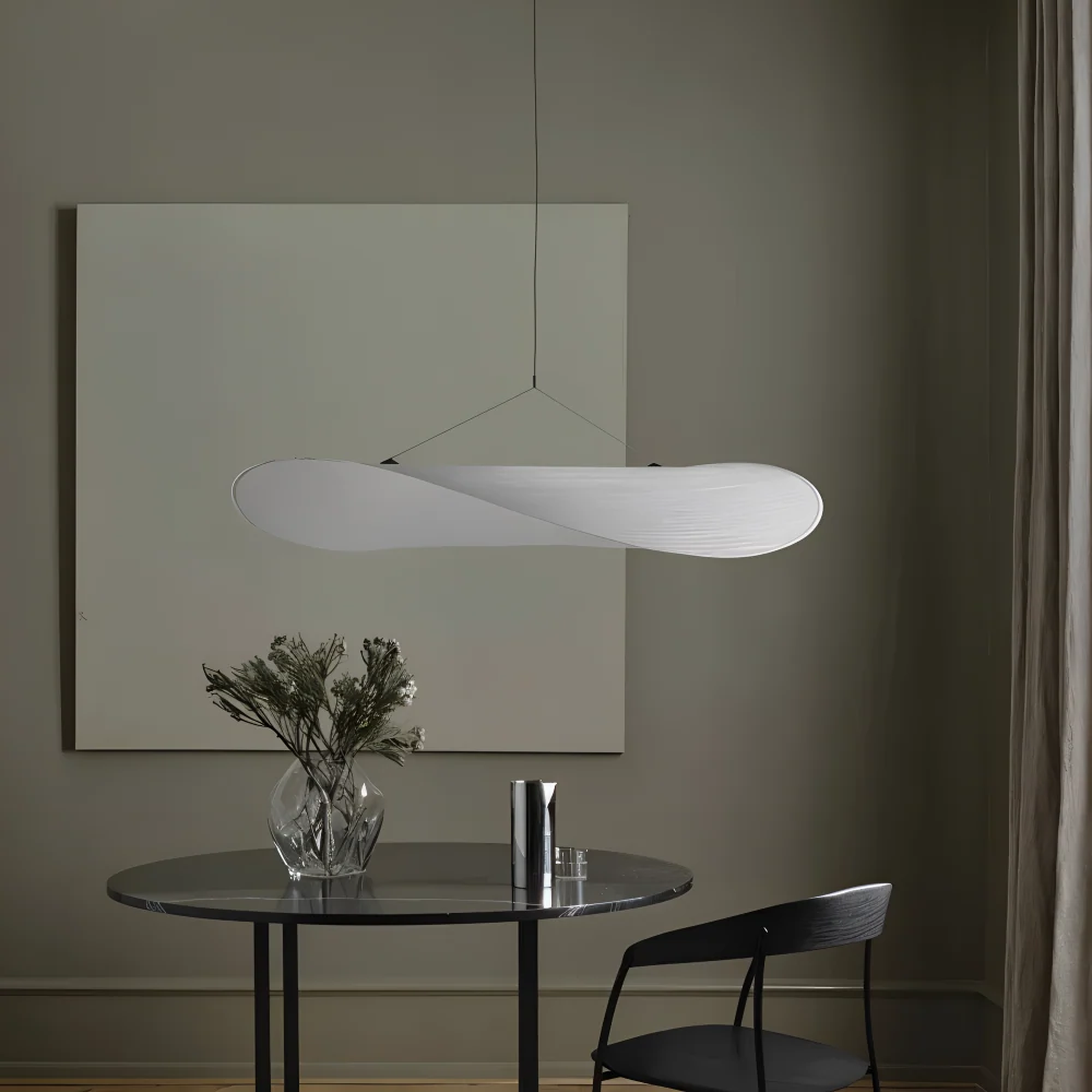 SilkyFab Pendellampa - Artisan LED Hänglampa av Tyg