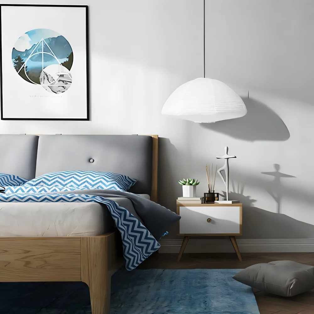 KireiLume – Japansk Papperskupol Pendellampa i Minimalistisk Stil