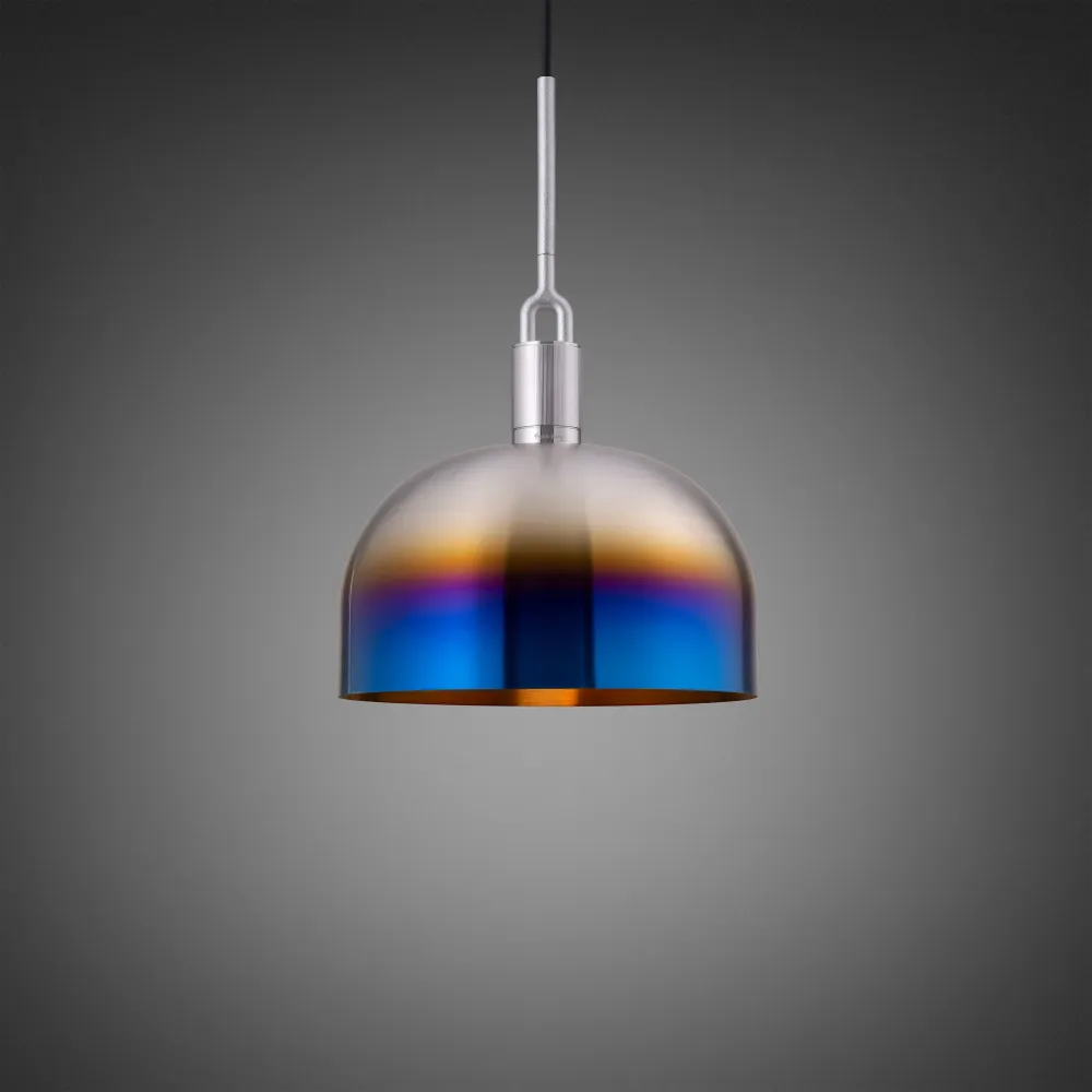 Forked Pendant Shade Large pendellampa, bränt stål • Buster + Punch