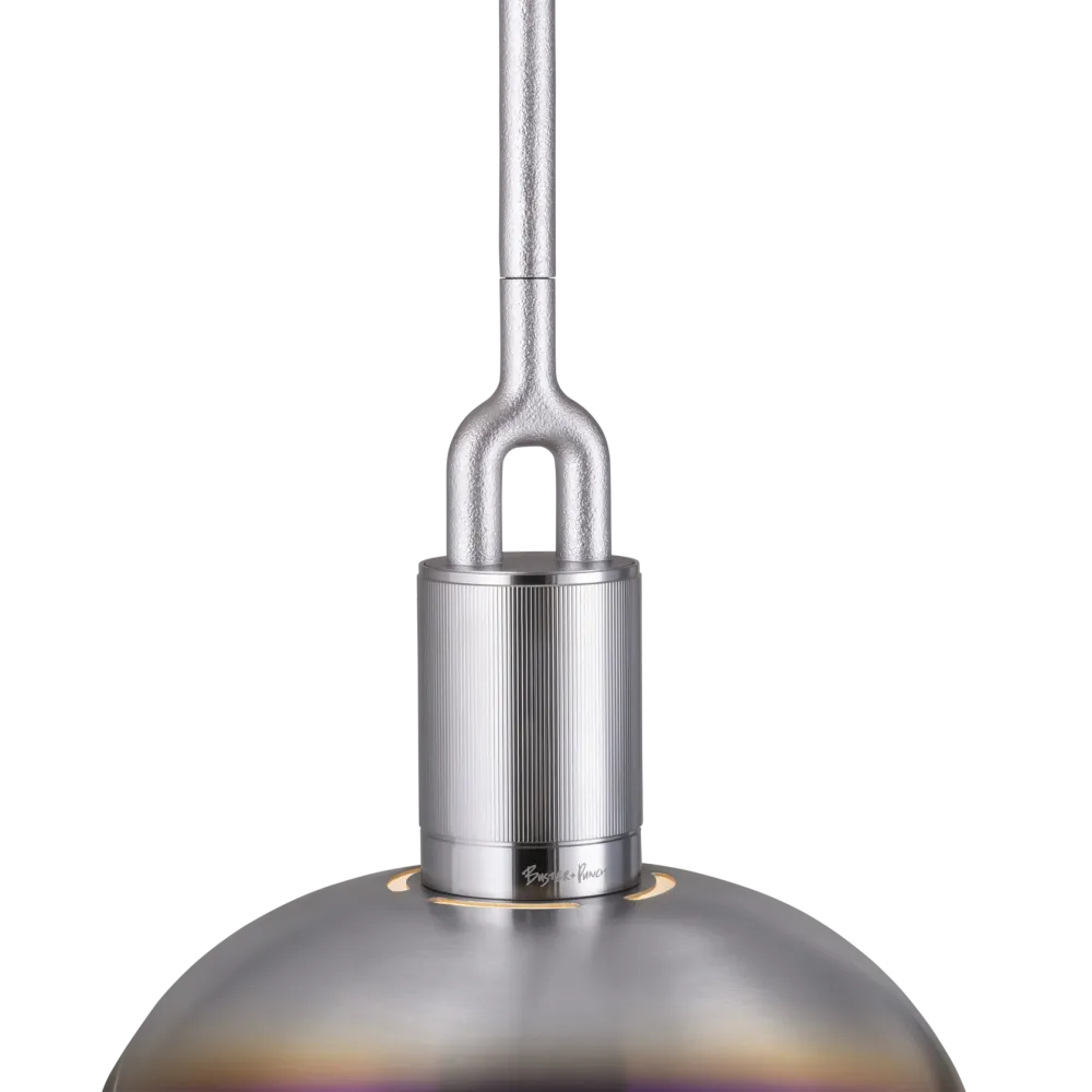 Forked Pendant Shade Medium pendellampa, bränt stål • Buster + Punch