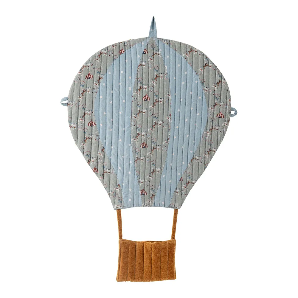 Bloomingville Mini Ballon Väggdekoration, Blå, Durable textile