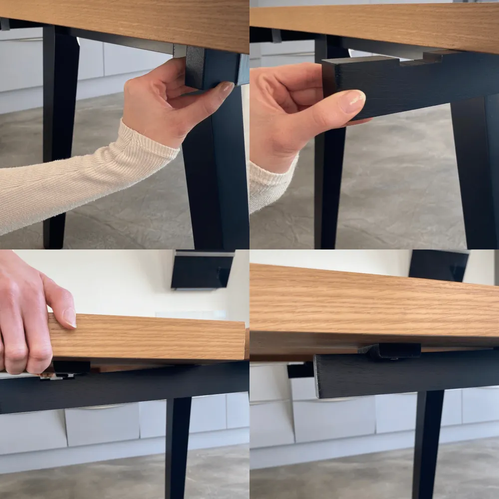 Valeria – Tilläggsskivor (2 st) till fiskbensbord i authentically ekfanér