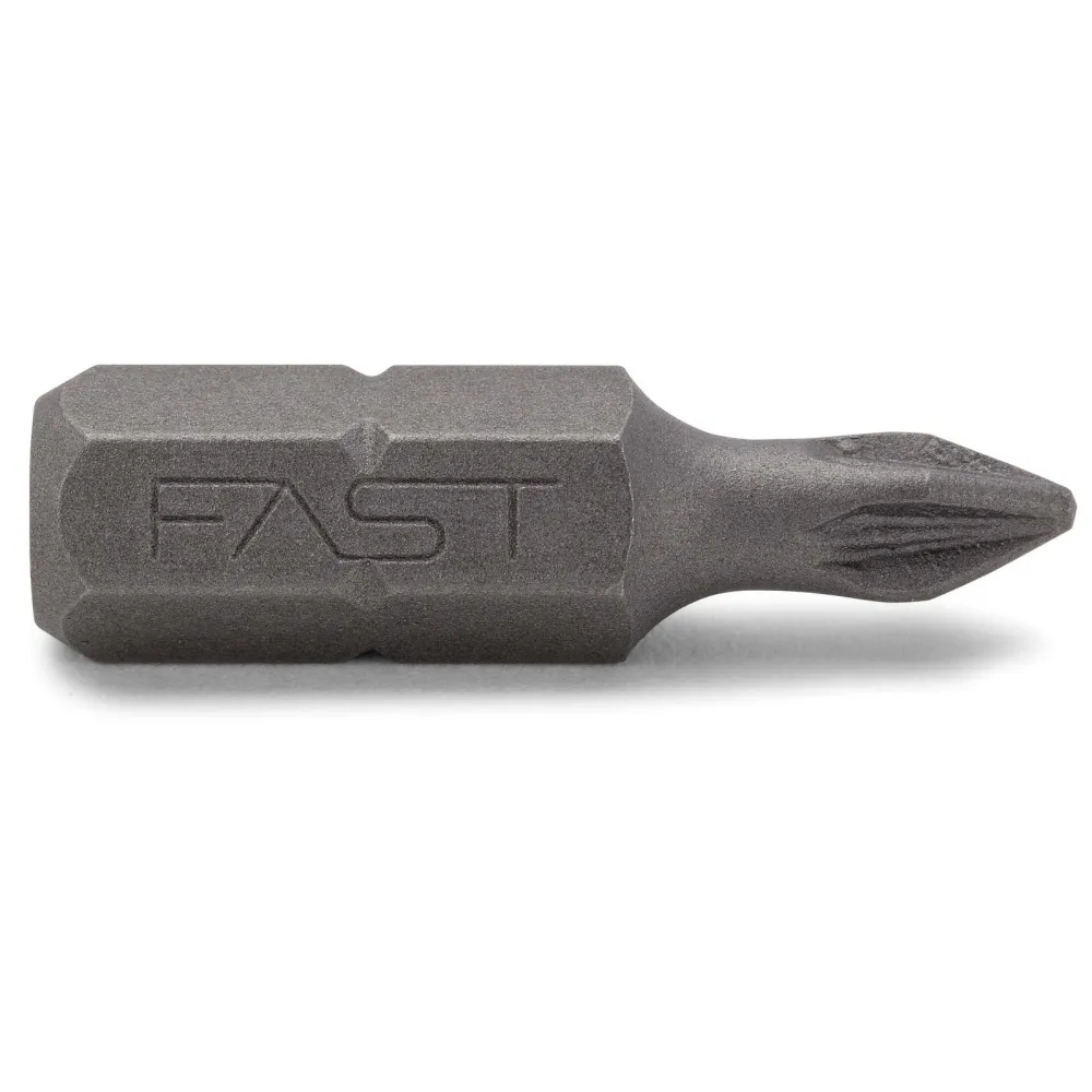 Bits PZ pozidrive 25 mm set om tre FAST