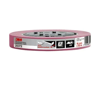 3M™ 2072 Proffstejp för extra känsliga ytor - fuchsia