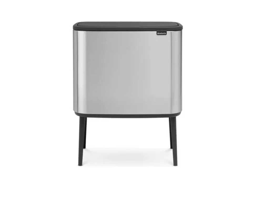 Brabantia Soptunna med trycklock BO 36 l, matte stål