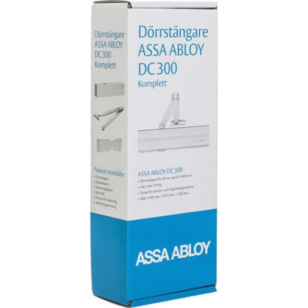 Dörrstängare DC300 komplett chrome L190-arm