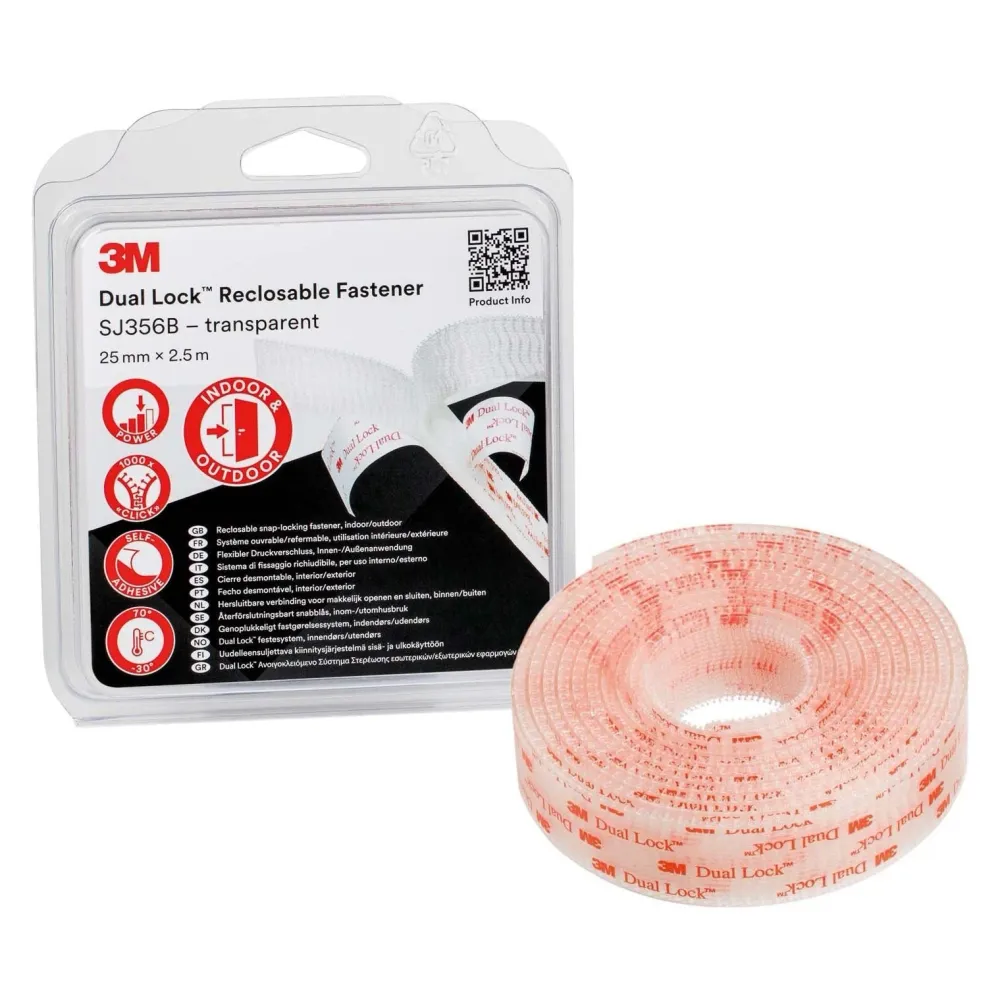 Kardborreband Dual Lock 3M Commercial Grade