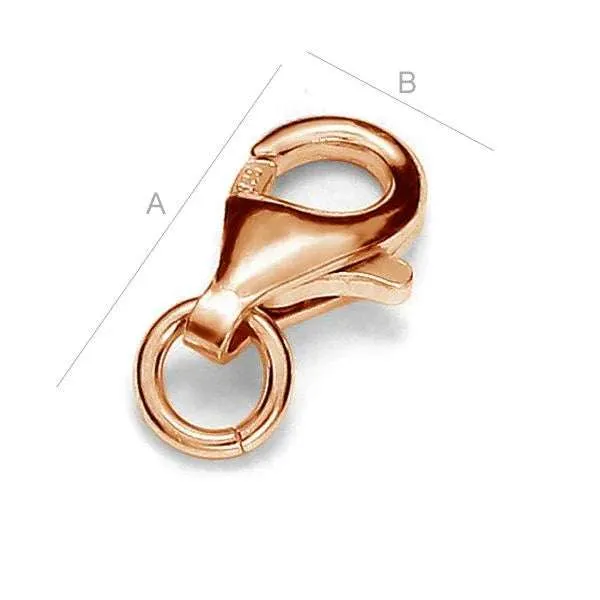Klolås 925 Platinum 18K Rose Gold - 13mm 1st