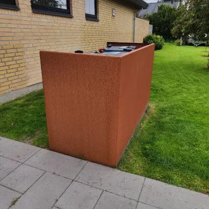 Soptunneskydd i cortenstål - intuitive 100
