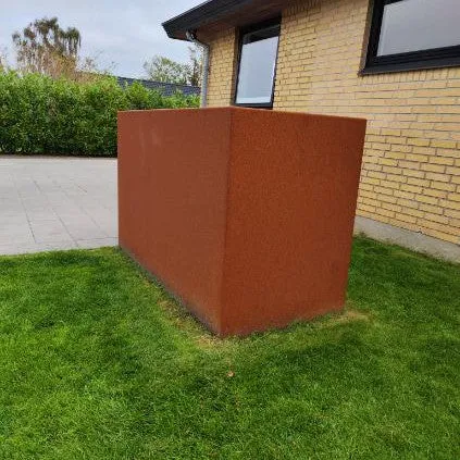 Soptunneskydd i cortenstål - intuitive 100