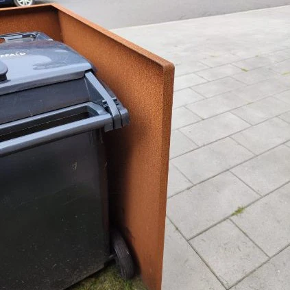 Soptunneskydd i cortenstål - intuitive 100