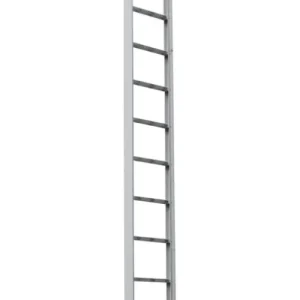 Stötbeständig Räddningsstege väggfast aluminium