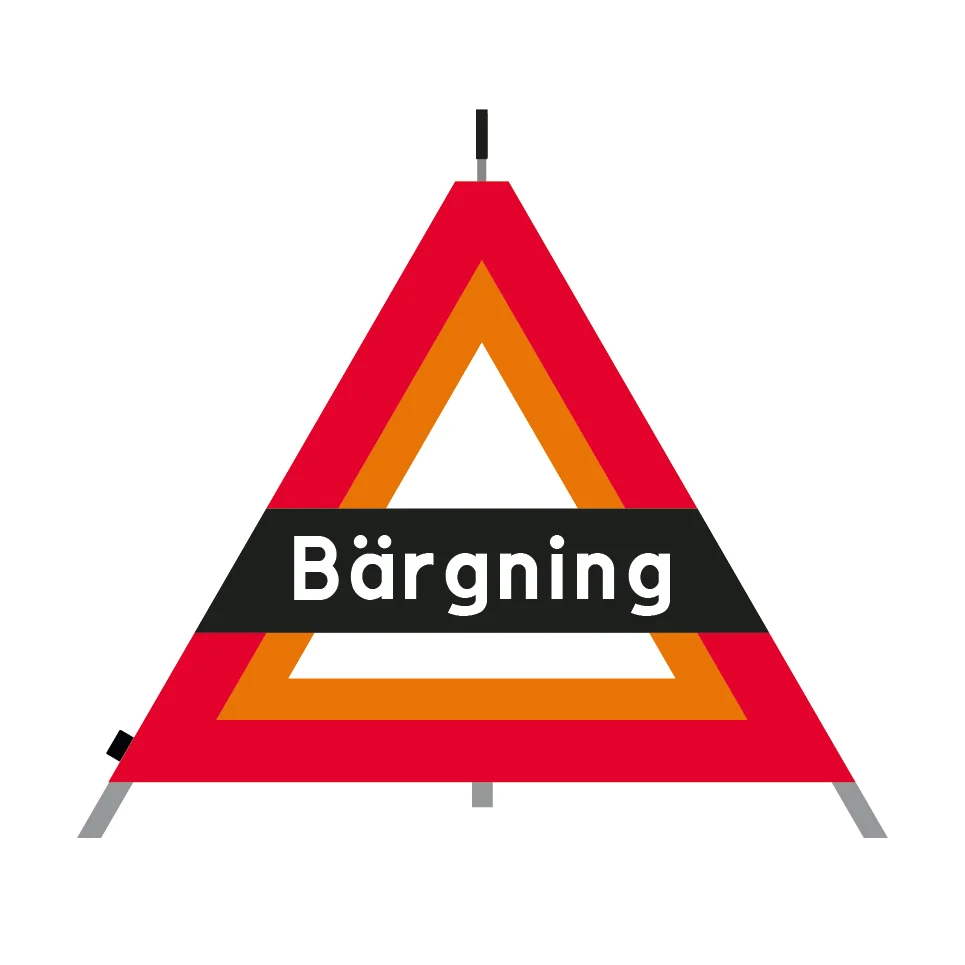 Tält X6-4 Särskild varningsanordning - Bärgning 900mm