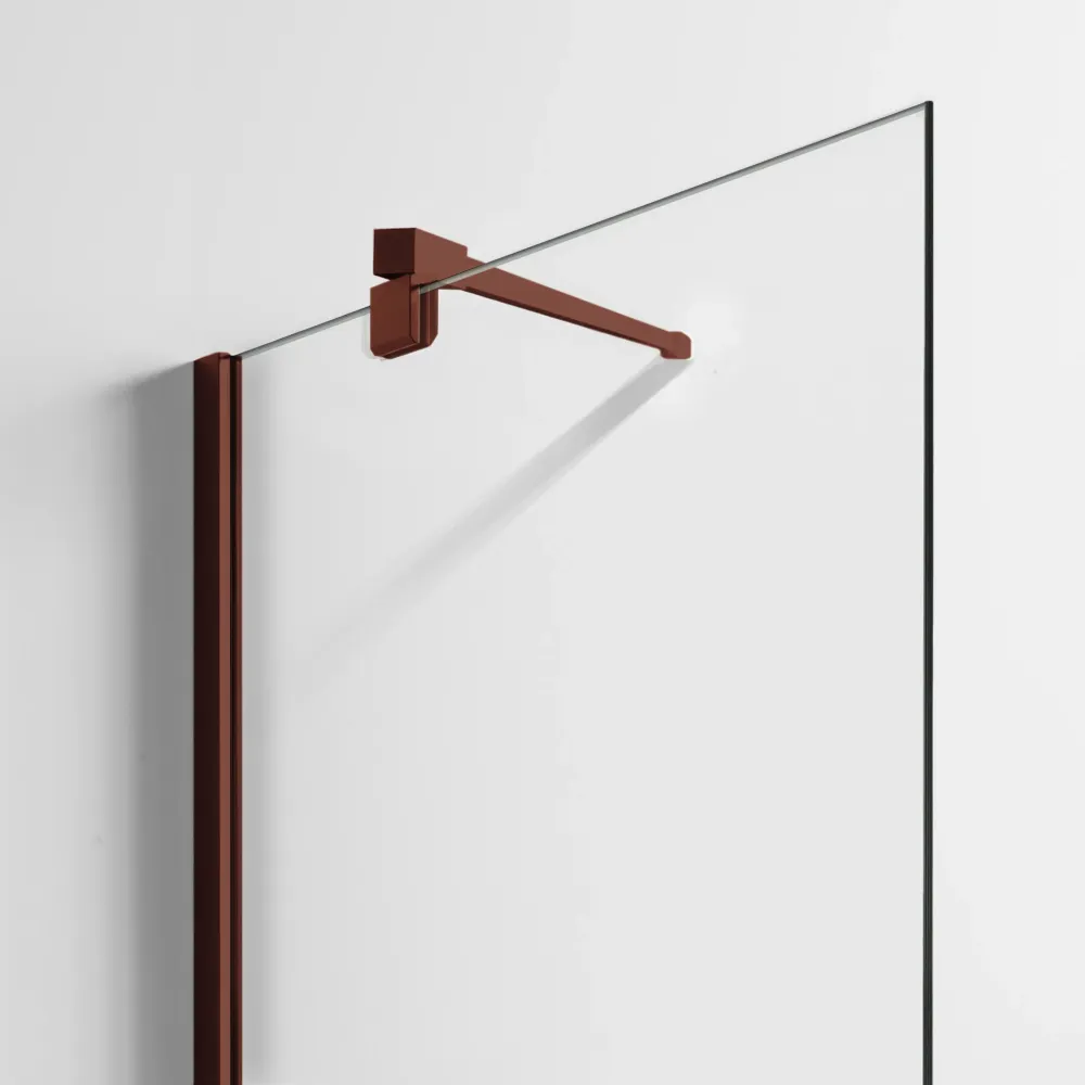 Kristall Duschvägg Reddish Brown 53cm