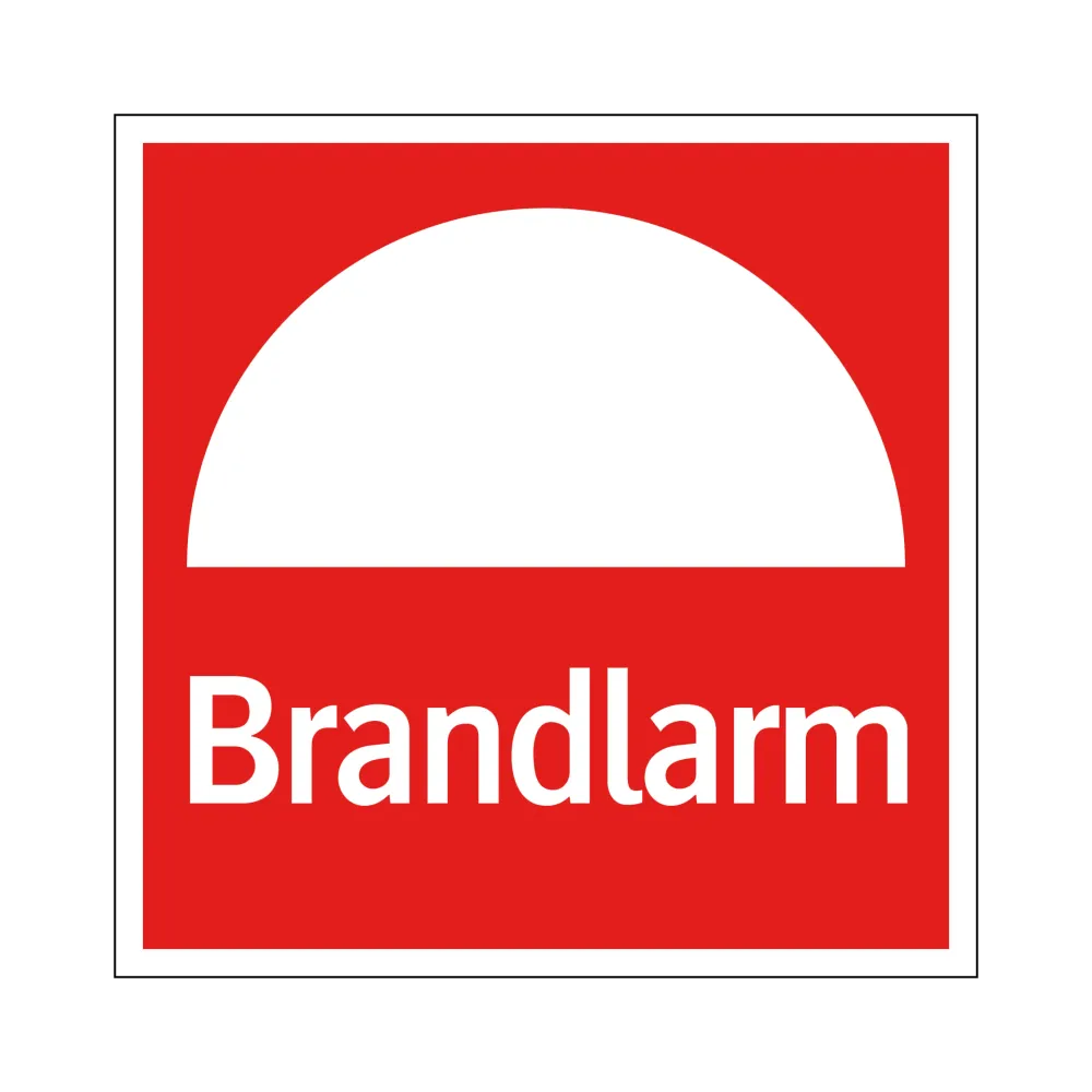 ABC torrkemisk Brandlarm 210x210mm