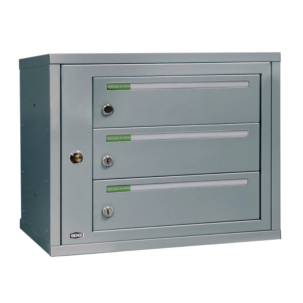 Fastighetsbox RENZ Vintage Liggande 1x3 fack