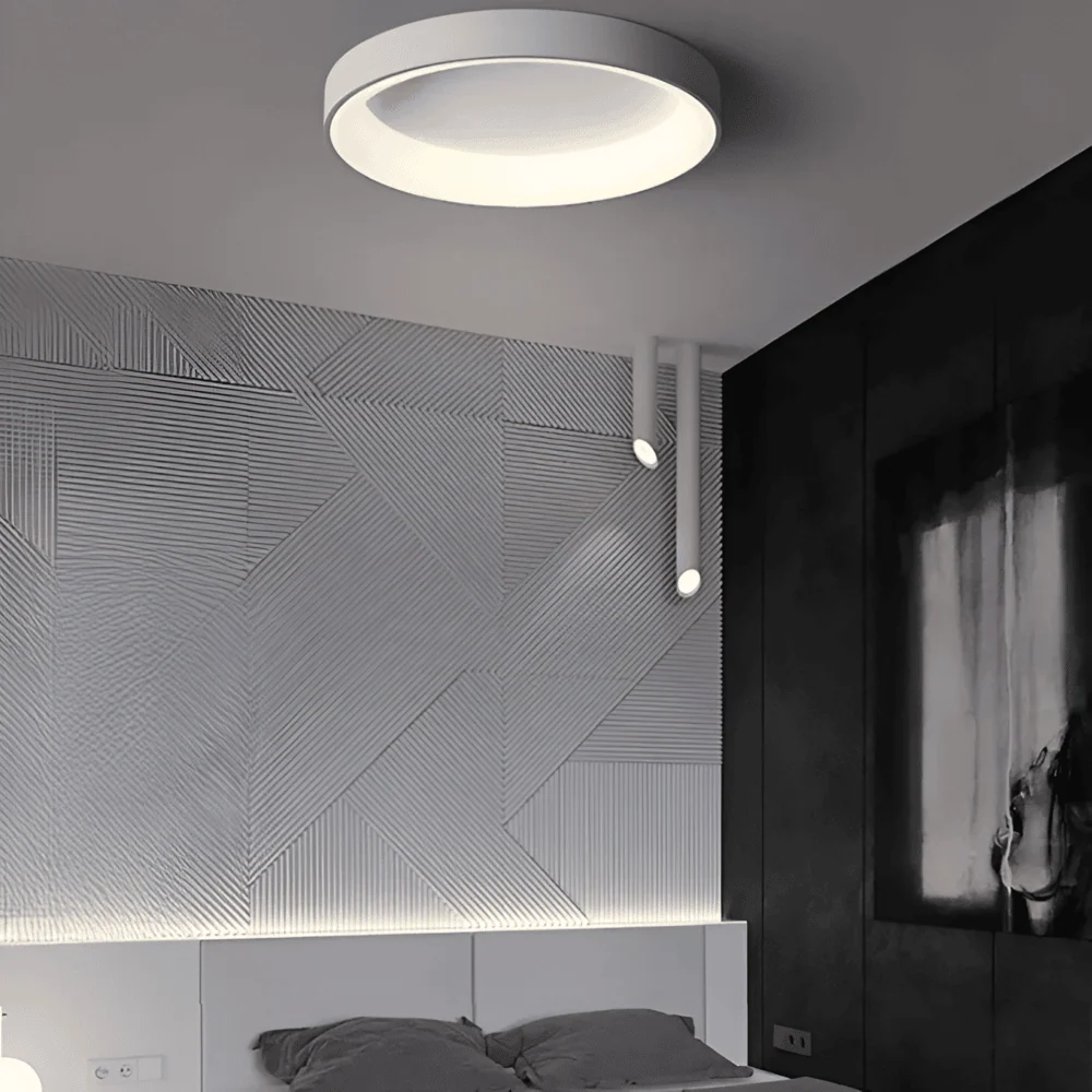 Halo Shine - Rund LED-Taklampa - Taklampa för Utanpåliggande Montering 30cm