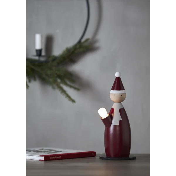 Adventsljusstake Nisse 28 cm