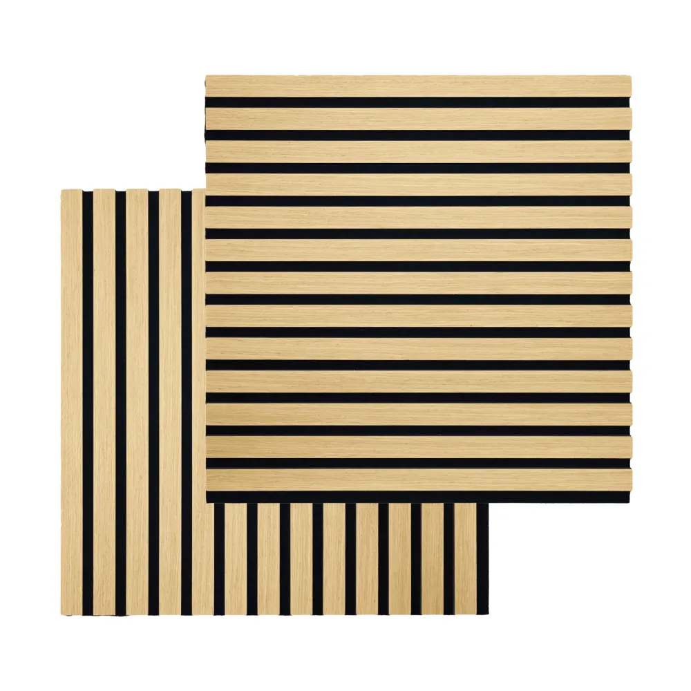 Akustikpanel i ekfanér 520×520×18 mm