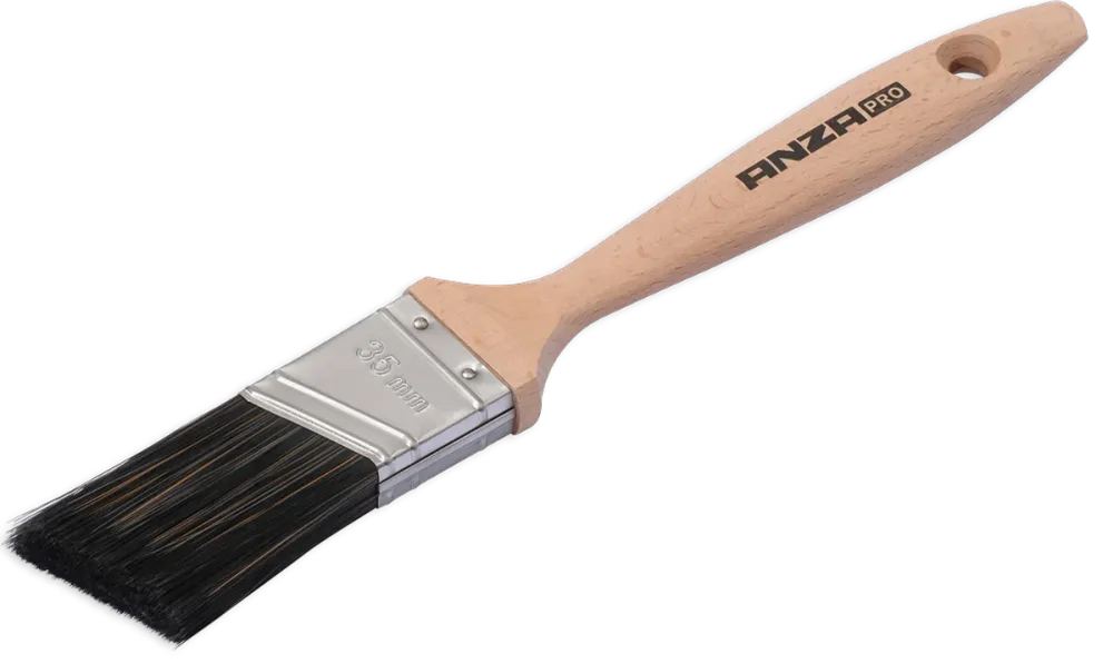 Anza Pro Super Effective Snedställd Lackpensel Trä 35