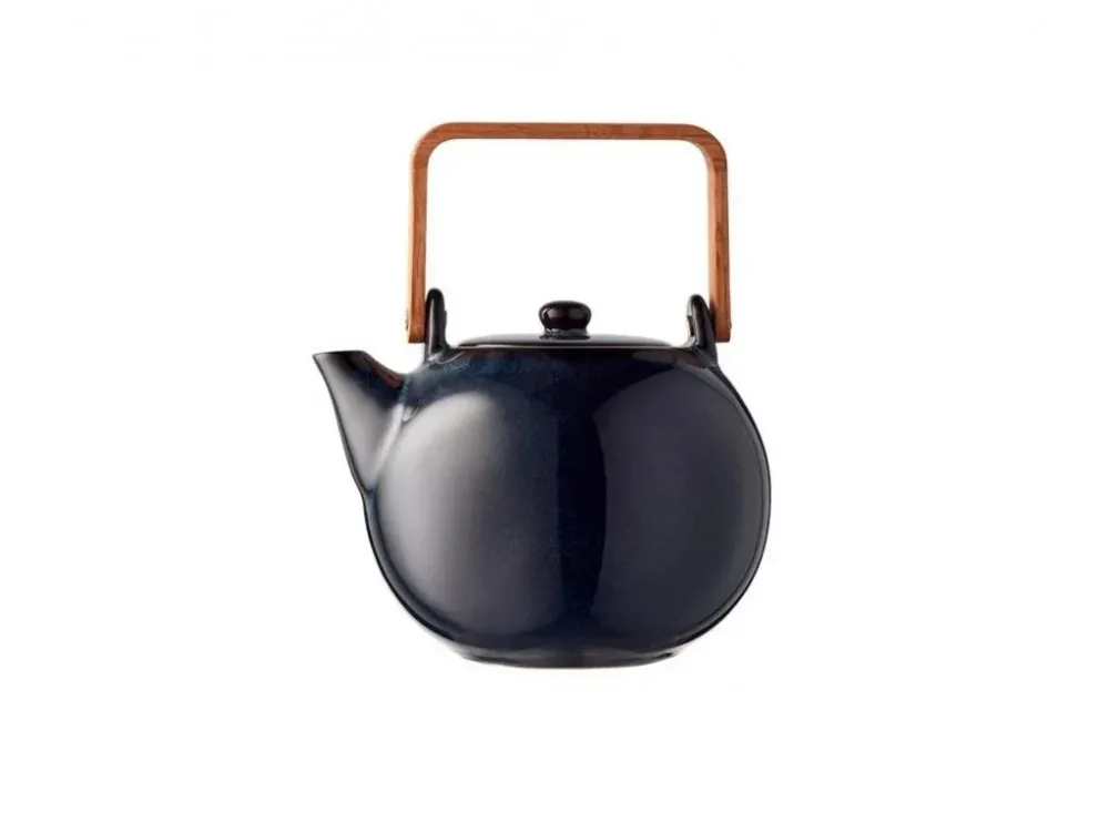 Bitz Tekanna 1,2 l, med trähandtag, kobolt