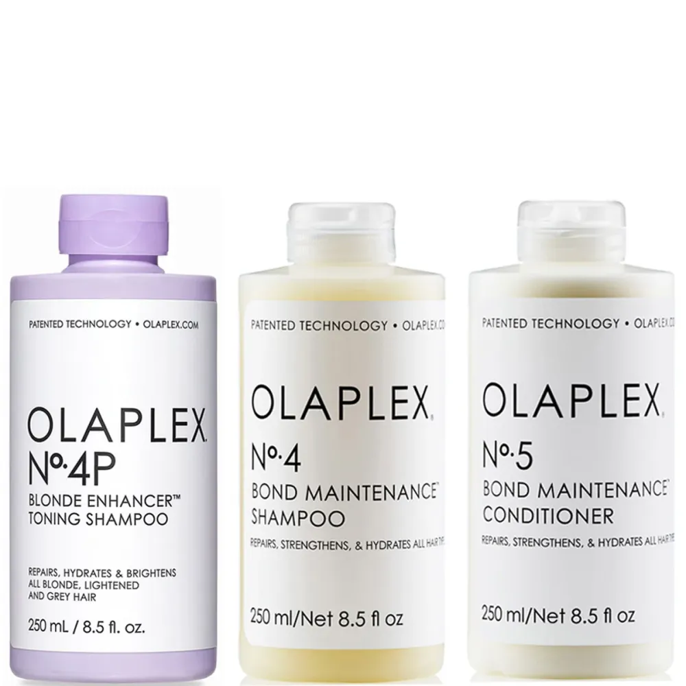 No 4p Blonde Shampoo + 4 Shampoo + 5 Conditioner Trio Brushed Nickel