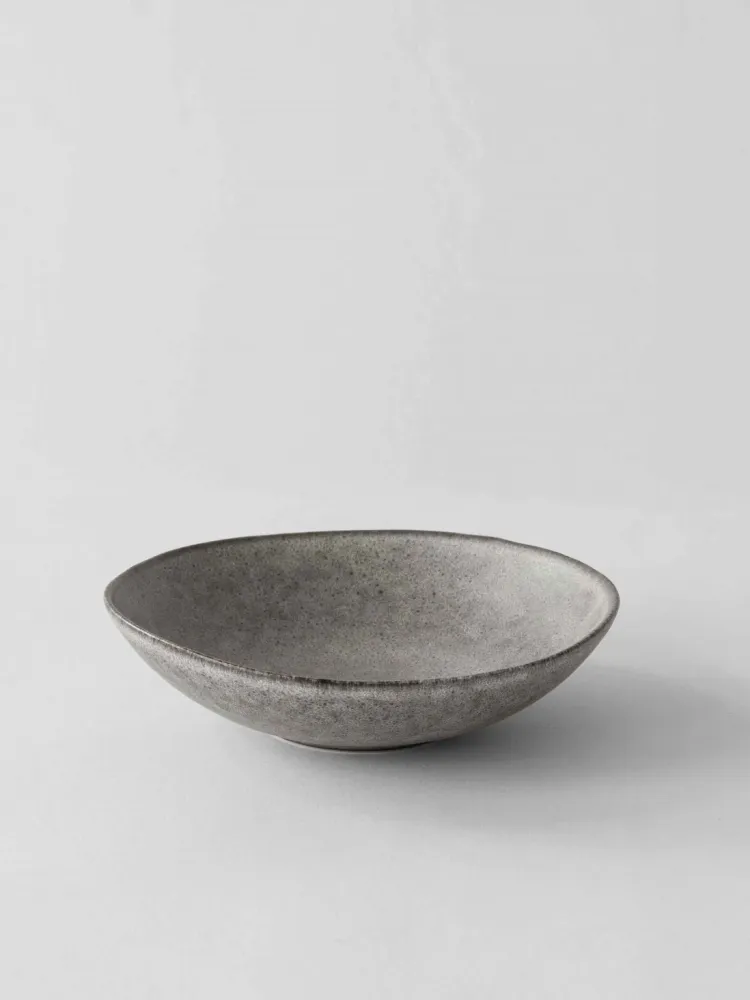 Bon pasta tallrik Brushed Nickel