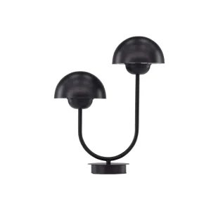 Bordslampa Venture Home Lyckorna Svart Steel