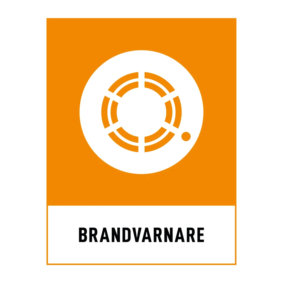 Brandvarnare 180x235mm