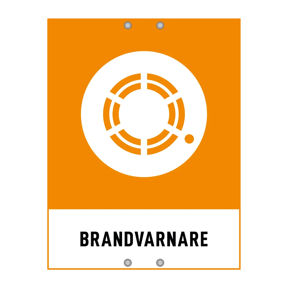 Brandvarnare 180x235mm
