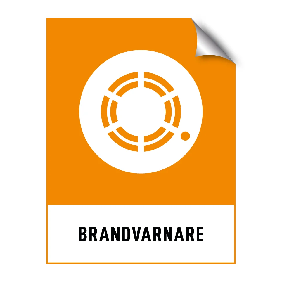 Brandvarnare 180x235mm