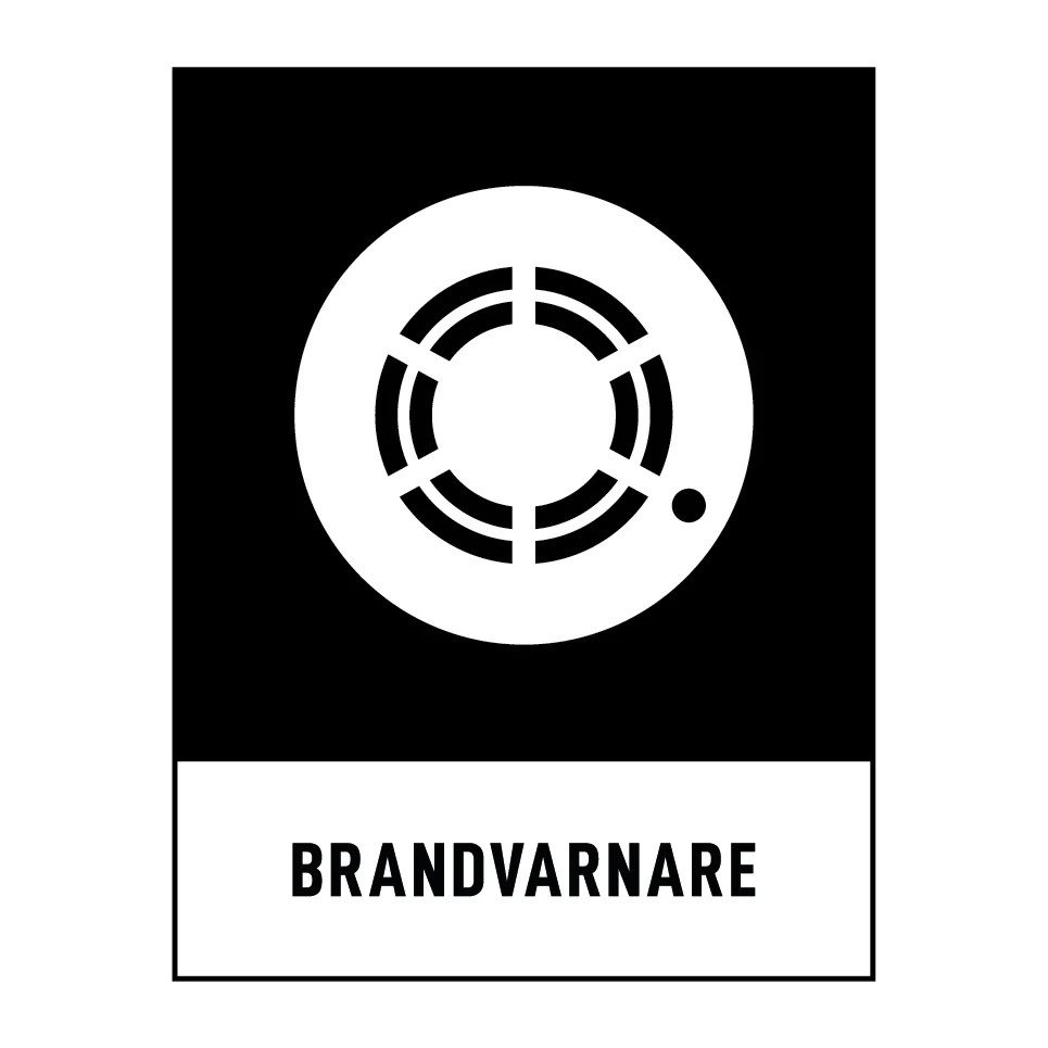 Brandvarnare 180x235mm