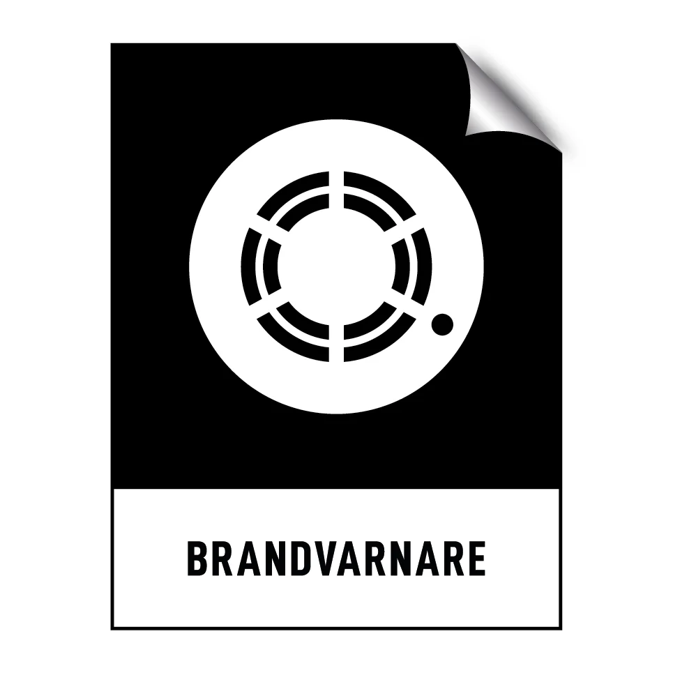 Brandvarnare 180x235mm