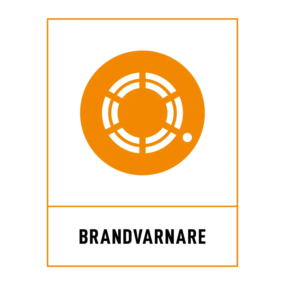 Brandvarnare 180x235mm