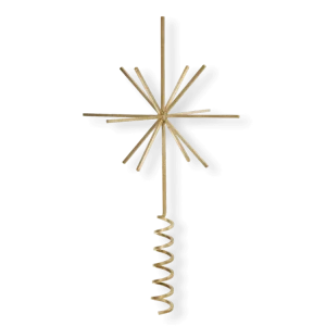 Brass Christmas Tree Top Star